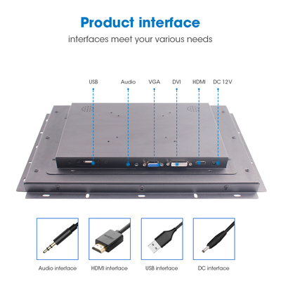 1280 * 1024 Resolutie Industrial Touch Monitor 17 inch Stevig robuust scherm
