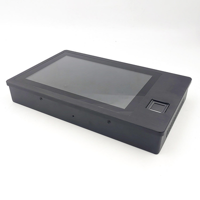 Slim 10,1 inch Android Touch Panel PC Zwart Front Panel Mount IP65 CE/FCC/RoHS EMMC 32G