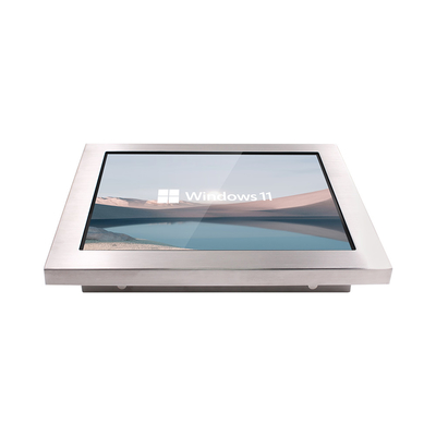 Industrial IP65 Wall Mount Panel PC 4 GB DDR3 geheugen VESA Mount Windows 10 64 GB SSD