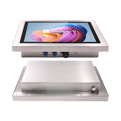 Resolutie 1280*1024 Zilveren waterdichte LCD-monitor 4 3 Aspect Ratio VGA\\DVI\\USB Input