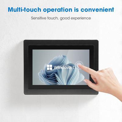 Industrial Touch Panel PC met 12-36V Input Voltage en 32G/64G/128G/256G SSD-opslag