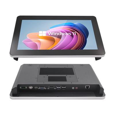 Industrial Capacitive Touch Panel PC met Win 10/11/Linux 1920*1080 Resolutie 32G-256G SSD-opslag 350 Nits
