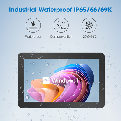 Industrial Touch Panel PC met 2GB/4GB/8GB geheugen 1920*1080 Resolutie VGA/COM/USB-poorten en Win 10/11/Linux