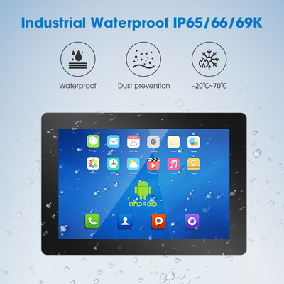 15.6 inch robuuste Android Touch Panel PC met IP65 Front Bezel en 2G/4G/8G DDR3 geheugen