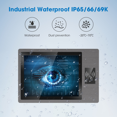 15 inch breedspannings Android Touch Panel PC met IP65-certificering en robuust mechanisch ontwerp