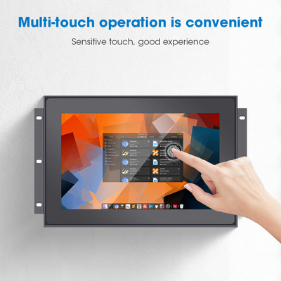 Robuust onderstel Android Touch Panel PC IP65 Front Bezel 1 X 100M LAN RS232/USB/RJ45/VGA/H-D-MI Interface