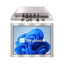 1920*1080 Resolutie Industrial Touch Screen Panel PC met meerdere poorten