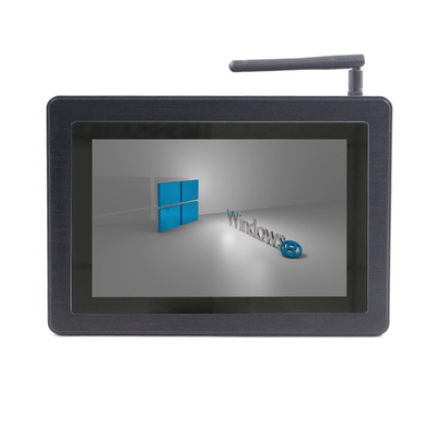 USB/RJ45/COM/VGA/HDMI/DC12V ventilatorloze industriële panel-pc met 12-36V ingangsspanning