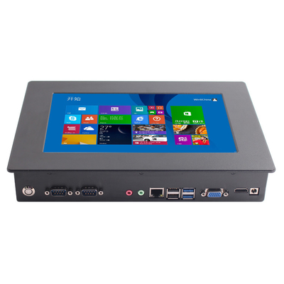 10.1 inch industriële ingebedde pc met 32GB opslag en 12-36V ingangsspanning