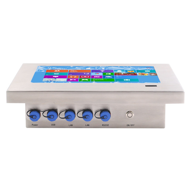 8 GB RAM Panel PC met capacitieve of resistieve touchscreen VESA Montagebaar 800 X 400 mm