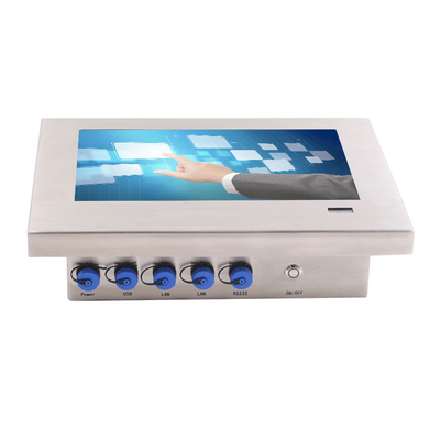 Industriële 10.1 roestvrijstalen pc met HDMI-poort en VESA-montage van 800 x 400 mm