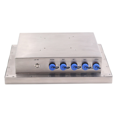 Waterdicht roestvrij staalpaneel pc met capacitieve/resistieve touchscreen voor Windows 7/10