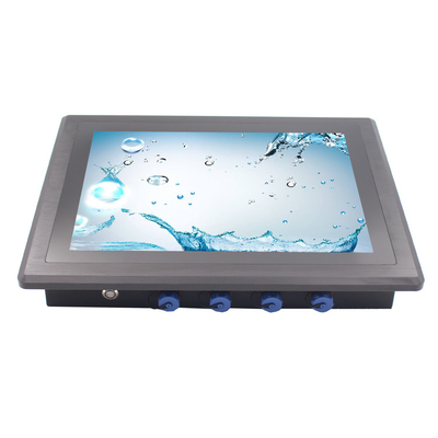 IP65-67 Niveau 350cd/m2 Touchscreen Panel PC met Intel CPU Windows 7/8/10/11