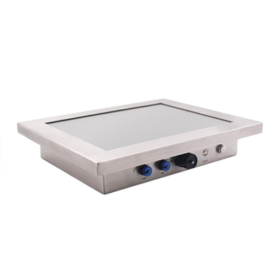 Intel Dual Core 1024x768 roestvrijstalen pc met USB/RJ45/COM interface