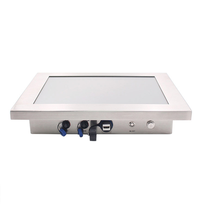 Industrieel ingebed paneel van roestvrij staal PC waterdicht IP65/67/68 met Intel CPU 64G-1T harde schijf