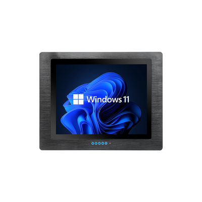 Hoge helderheid 350 Cd/m2 Industrial Panel Mount Monitor met 1000 1 Contrast ratio en 4 3 Aspect ratio Capacitive Touch