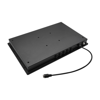 18.5 inch waterdichte monitor in zwart roestvrij staal