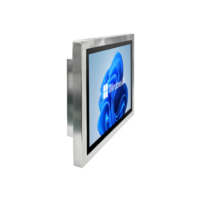 1280*1024 Resolutie roestvrijstalen paneel pc met 128G harde schijf en optionele WIFI