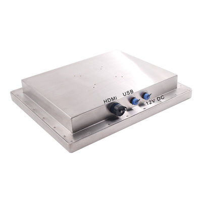 15“ SUS304-Kader het Openluchtlcd Vertonings Zuivere Vlakke Scherm