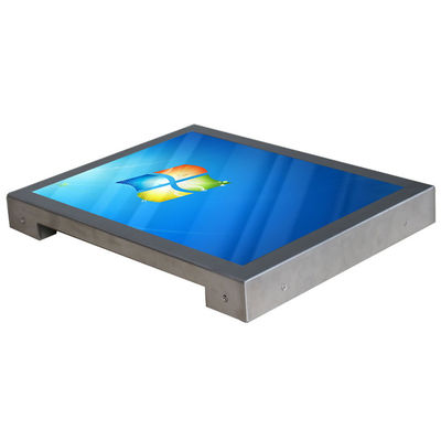 1.5mm IP66 CapacitiveTouch het Roestvrije staal van de het Schermmonitor