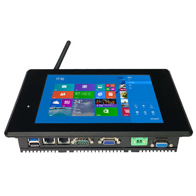 Dubbele Rj45 8 het Comité van de duim18w 350nits Ruwe Aanraking PC gelijkstroom 24V