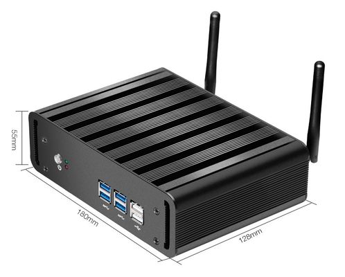 USB VGA WIFI LAN Fanless Mini Desktop I3 5005U Win10 Linux DDR3L RAM