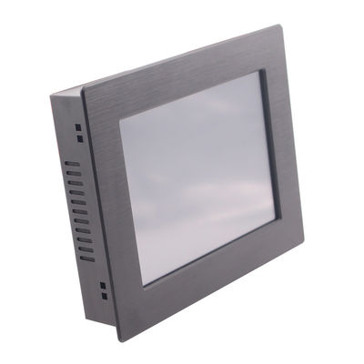 Ingebedde Weerstand biedende Touch screenmonitor 8in 1024x768-Aluminiumvatting