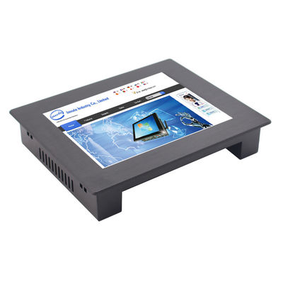 Ingebedde Weerstand biedende Touch screenmonitor 8in 1024x768-Aluminiumvatting
