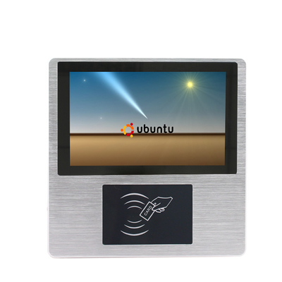 RFID-PC 10 van Lezersindustrial touch panel Msec FCC PoE 7“ Muur zet op