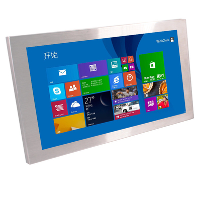 Waterdichte het Comité van SUS304 Fanless PC 1.5mm Kader 21 Duim Volledige IP67 FCC PoE
