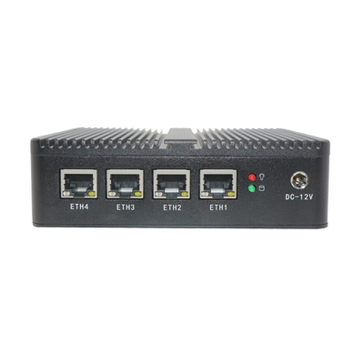 4 Lan ITX MINIpc Fanless die HDMI-Steun1080p Vertoning Nuc koelt