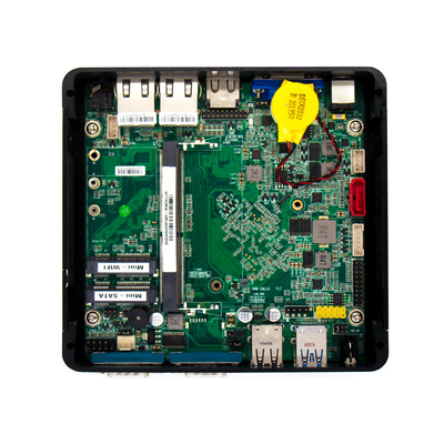 Passieve Koel het Aluminiumlegering van PC van ITX MINI met Informatica de Vertoningshaven van HDMI VGA