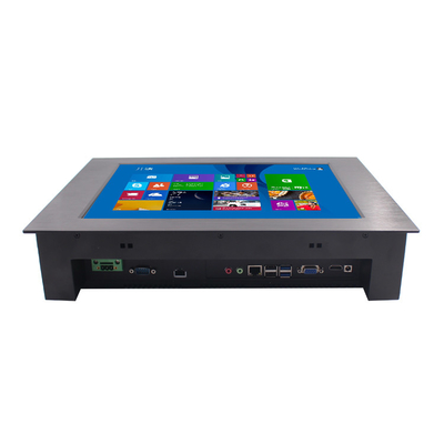 10 Msec Embedded Touch Panel PC Aluminum Bezel 24V 300cd/M2
