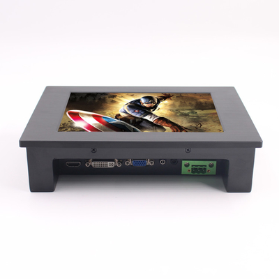 24VDC ruwe Touch screenmonitor IP65 18W 350nits Vesa Embedded