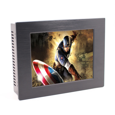 24VDC ruwe Touch screenmonitor IP65 18W 350nits Vesa Embedded