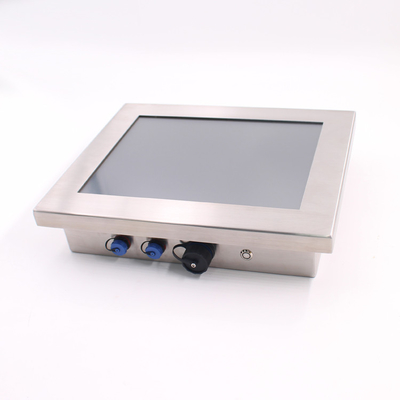 Waterdichte LCD Monitor 1.5mm SS 12 Duim 5 Draden VESA Hole IP65 HDMI