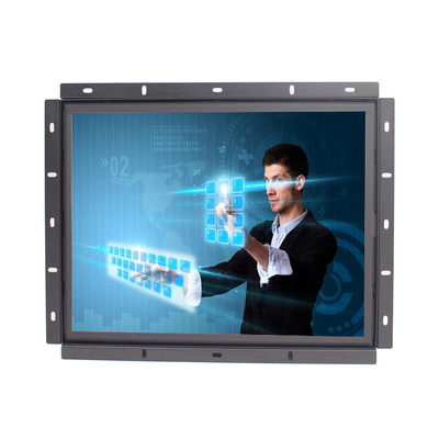 De weerstand biedende LCD van het Touch screen250nits Open Kader Beeldverhouding van het Monitor4:3