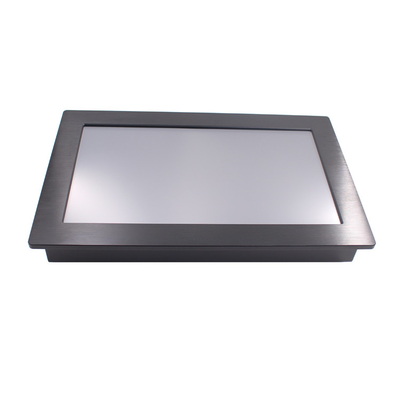 1TB wijd volledig Verzegelde Waterdichte het Aluminiumvatting van de Touch screencomputer 300cd/m2
